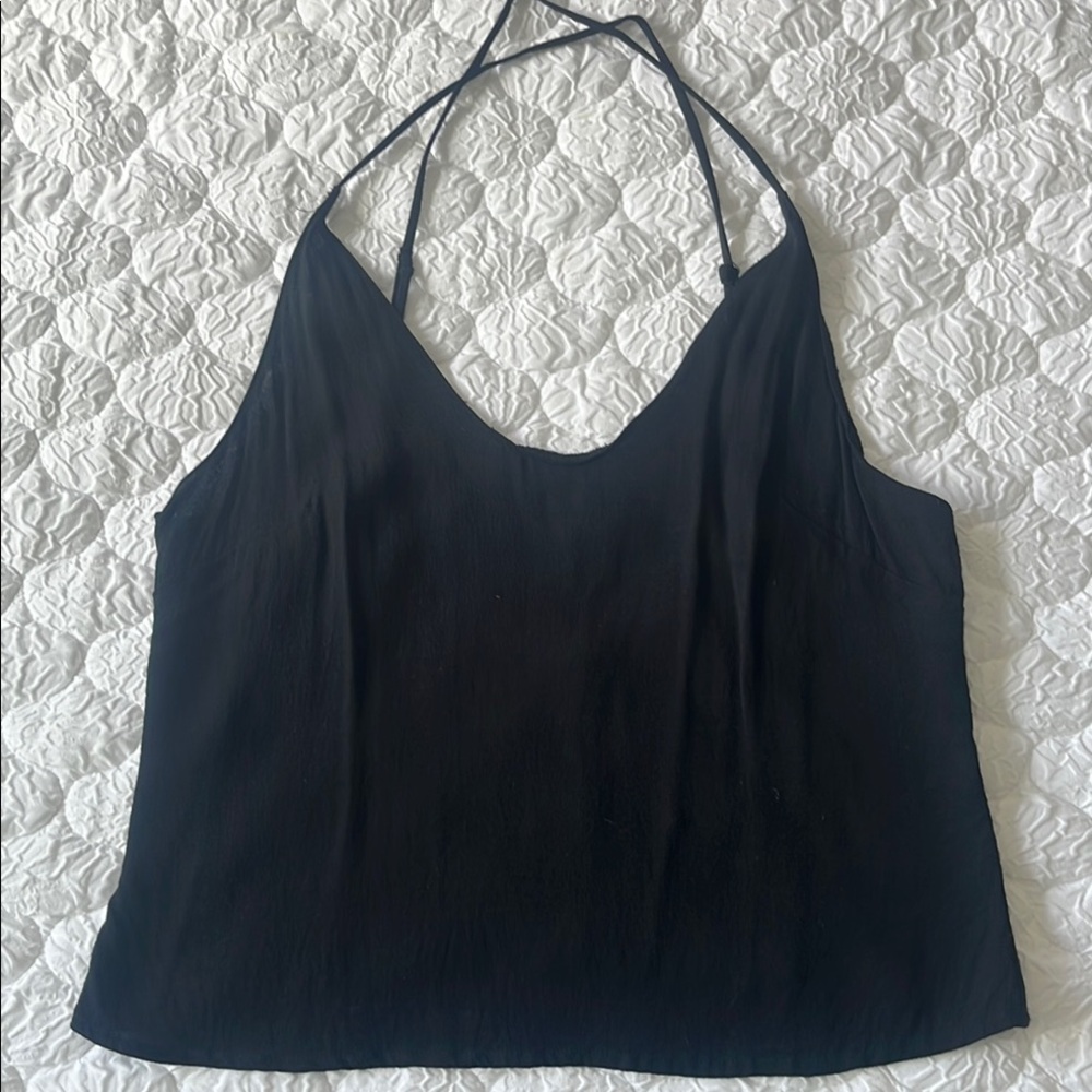 Reformation Black Women's Halter Top